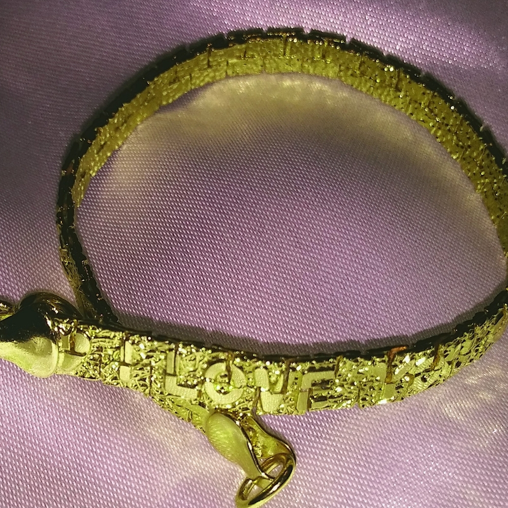 Cute I Love You Gold Plated Bracelet